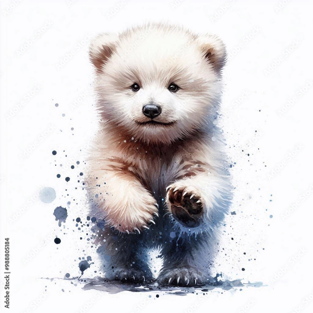 Fototapeta premium kleiner Eisbär