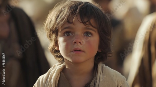 A Christian, a believing little child, for theirs is the kingdom of heaven