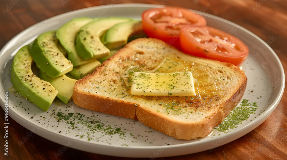 Avocado Toast with Butter and Tomatoes: A Simple and Delicious Meal Avocado Toast with Butter and Tomatoes: A Simple and Delicious Meal