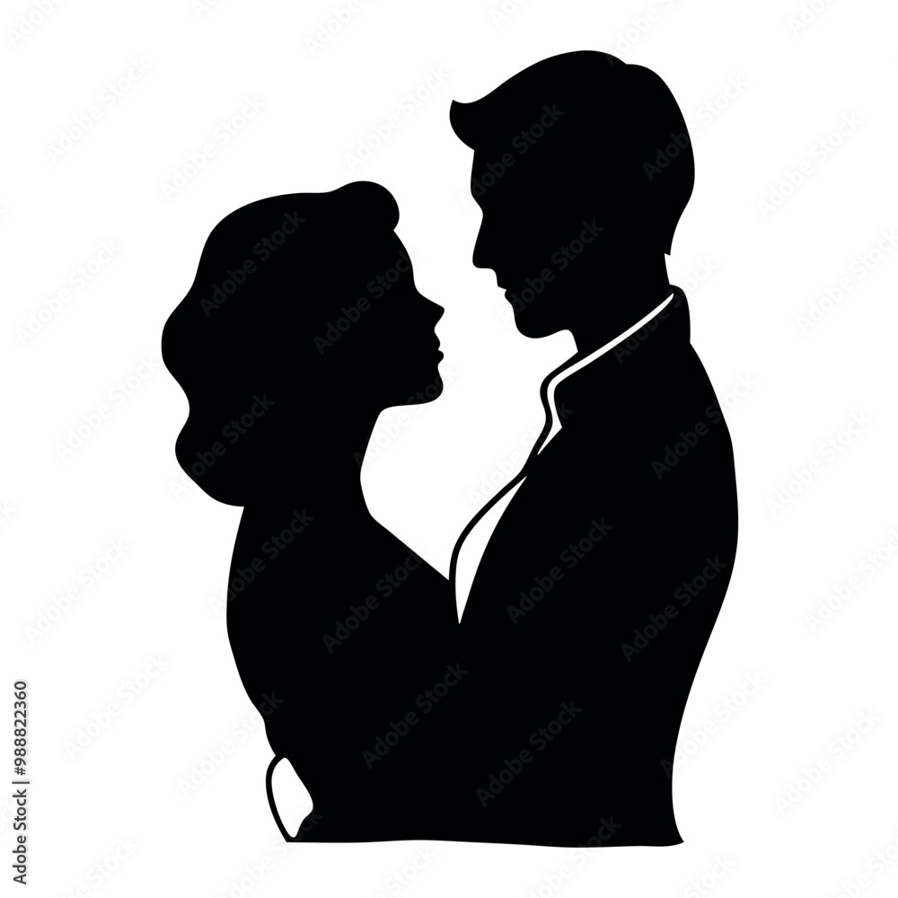 a man and a woman in a romantic embrace. The man is on the right side of the image, with his head tilted back and his hand resting on the woman's a man and a woman in a romantic embrace. The man is on the right side of the image, with his head tilted back and his hand resting on the woman's