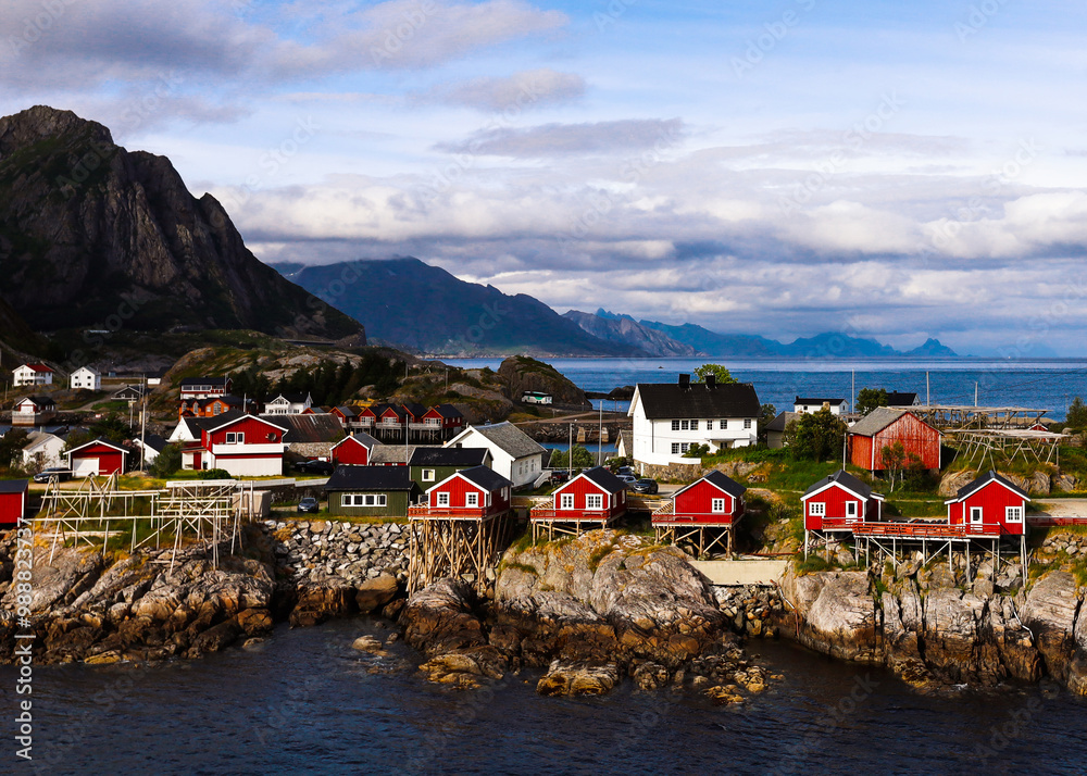 Lofoty archipelag wysp położony w północnej Norwegii