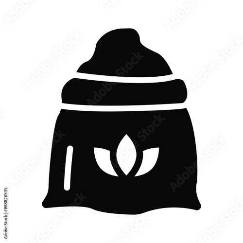 Flour icon, a fundamental cooking component