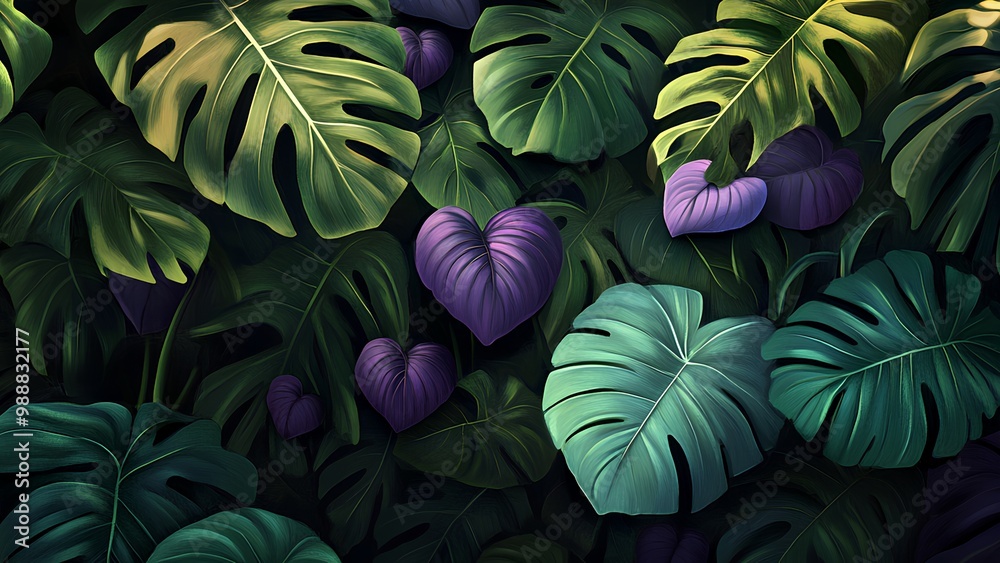 purple and green leaves purple and green leaves