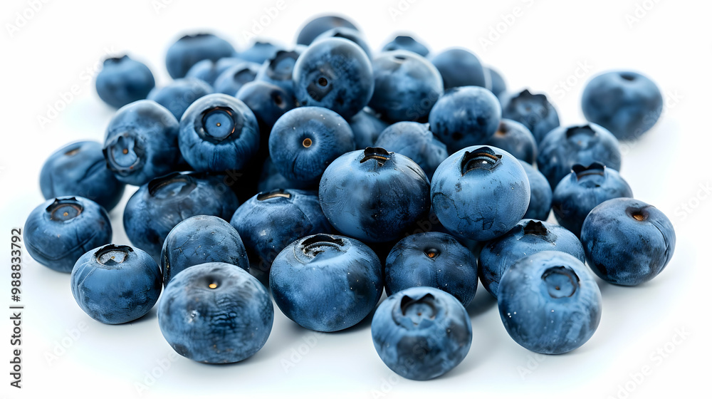 Fresh Blueberries Close-Up: A Still Life of Nature's Sweetness Fresh Blueberries Close-Up: A Still Life of Nature's Sweetness
