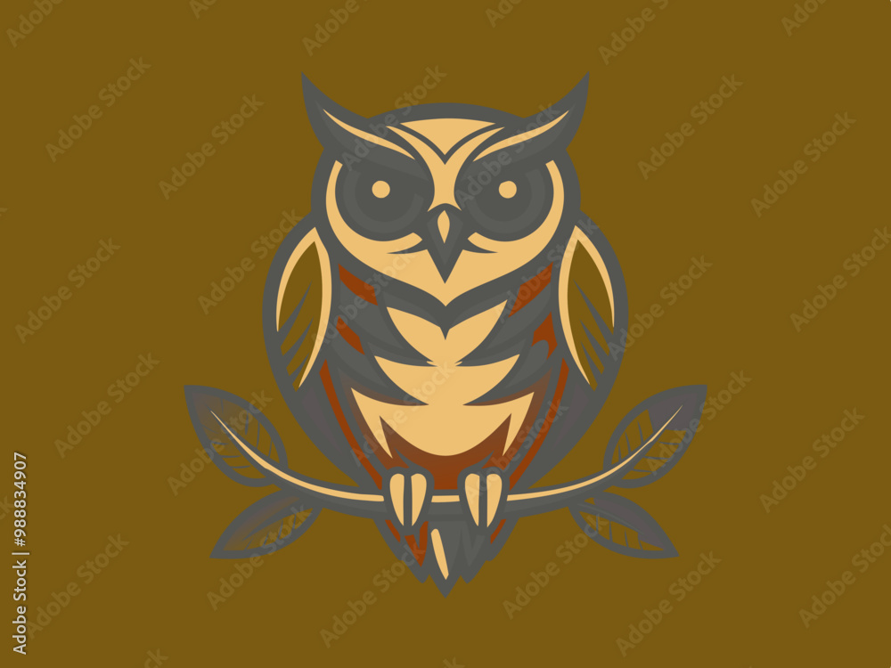 Abstract hand drawn owl in zentangle ethnic style. Ornamental tribal vector illustration.
Par cgterminal
