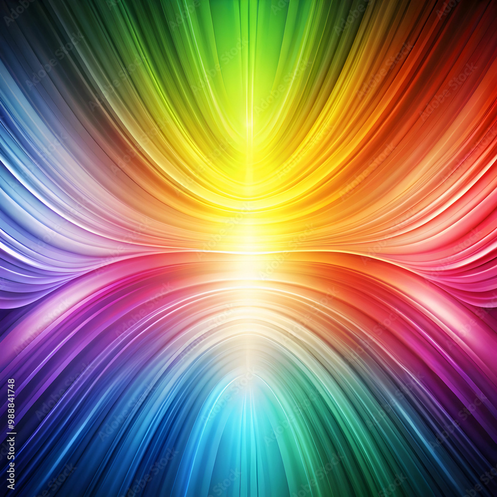 Obraz premium Smoth rainbow glow abstract background