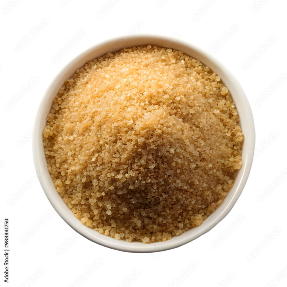 Brown sugar isolated on transparent background Brown sugar isolated on transparent background