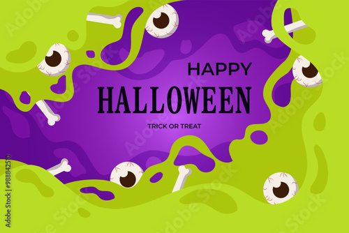disgusting halloween slimy background