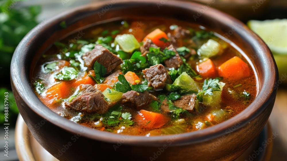 A Bowl of Hearty Colombian Beef Soup Packed with Flavors for Delicious Meals A Bowl of Hearty Colombian Beef Soup Packed with Flavors for Delicious Meals