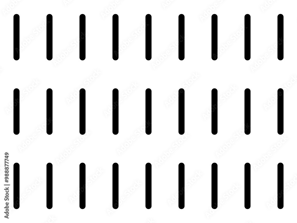 Black and white simple seamless repeatable design of small narrow, vector lines in a row. Graphic, classic, simple.
Black and white simple seamless repeatable design of small narrow, vector lines in a row. Graphic, classic, simple.