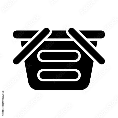 Market Basket glyph icon