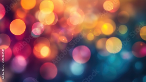 Abstract blurred bokeh backdrop for creative design projects