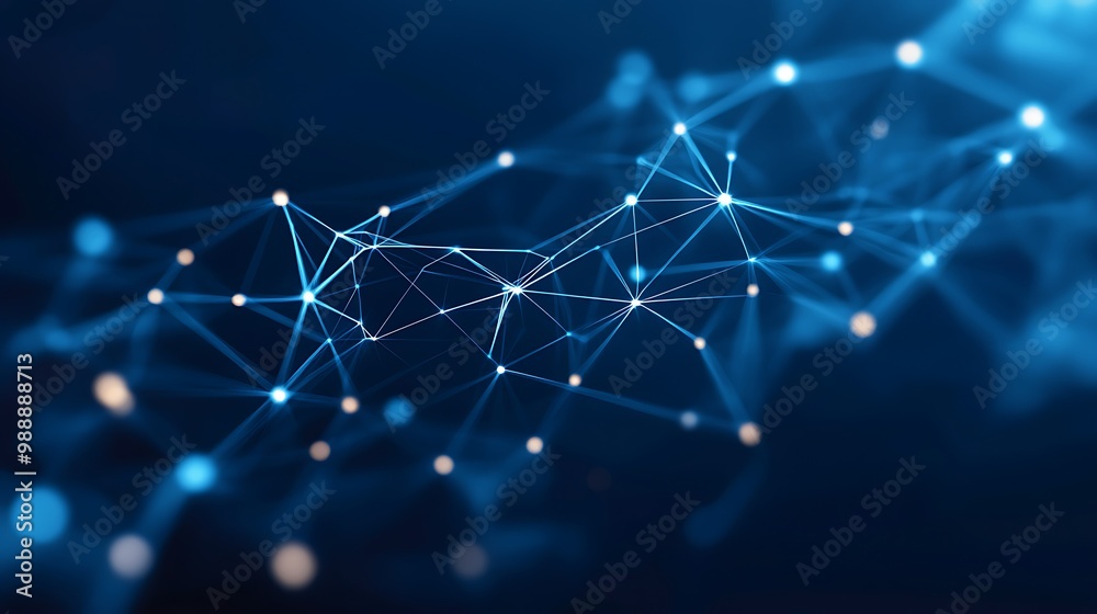 Obraz premium Futuristic Technology: Abstract Digital Interfaces, Data Networks, and AI Conceptual Art