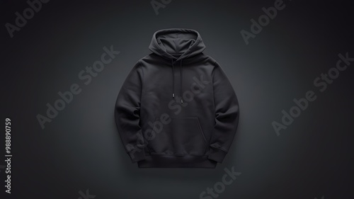 Black Hoodie Mockup