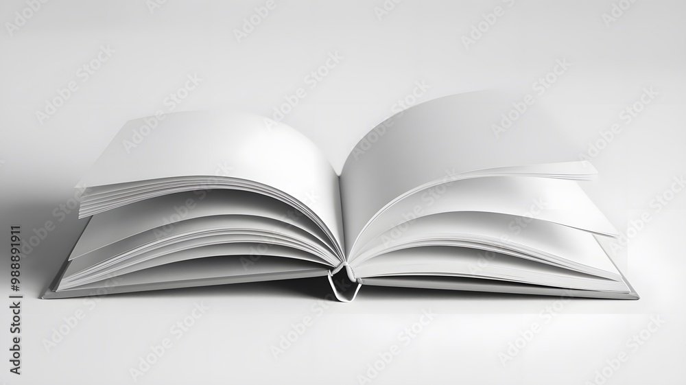 Blank Open Book Mockup Blank Open Book Mockup
