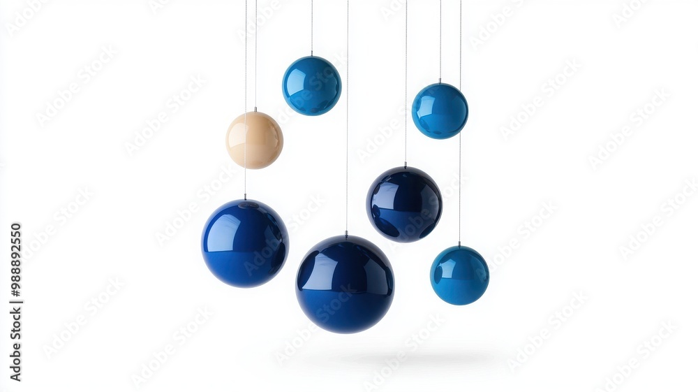Elegant blue and wooden ornaments, suspended in harmony, perfect for adding a modern touch to any decor. Elegant blue and wooden ornaments, suspended in harmony, perfect for adding a modern touch to any decor.