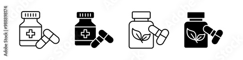 Supplement icon set