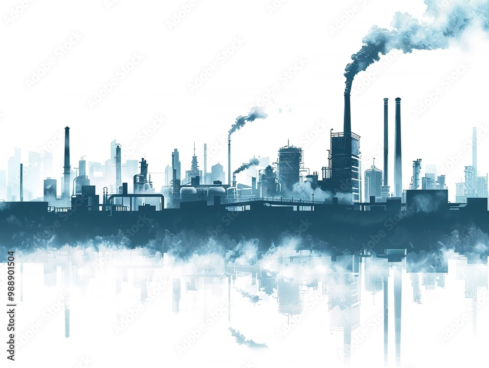 Obraz premium Industrial parks 