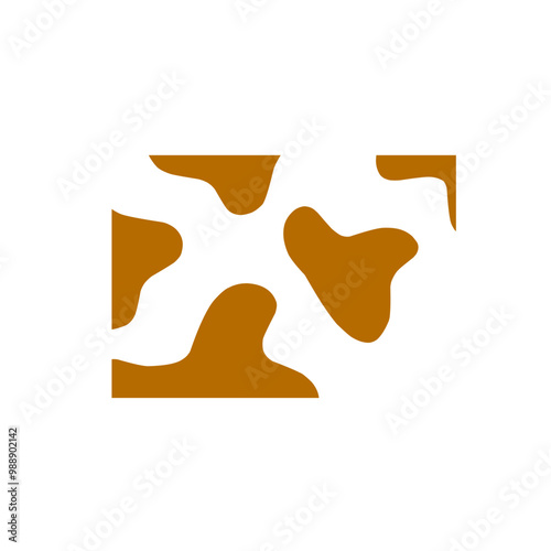 brown cow pattern texture