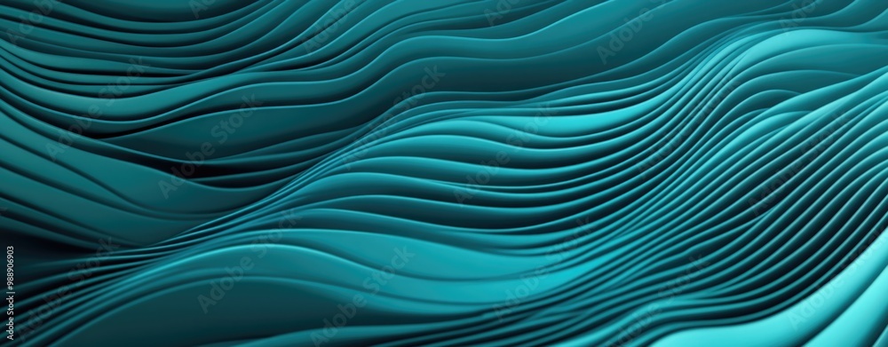Teal background with wavy lines and texture. Teal background with wavy lines and texture.