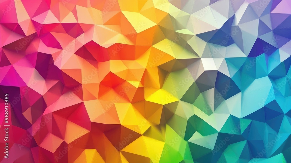 Multicolored geometric polygonal abstract background Multicolored geometric polygonal abstract background