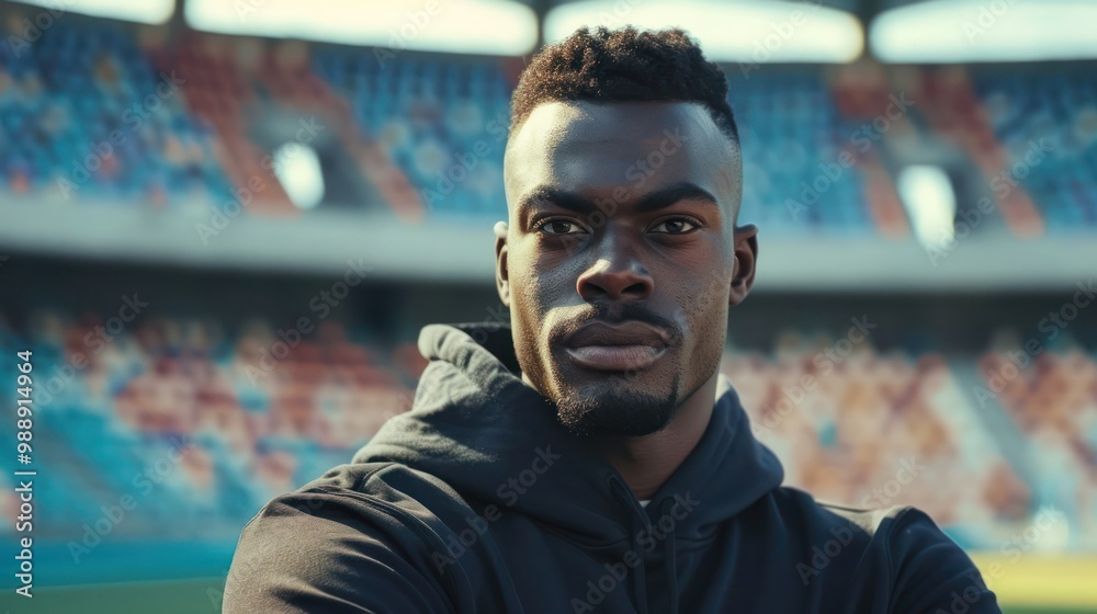 Portrait of a confident athlete before a game Portrait of a confident athlete before a game