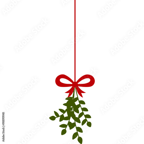 Hanging Winter Mistletoe