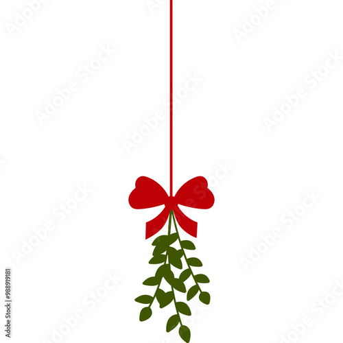 Hanging Winter Mistletoe