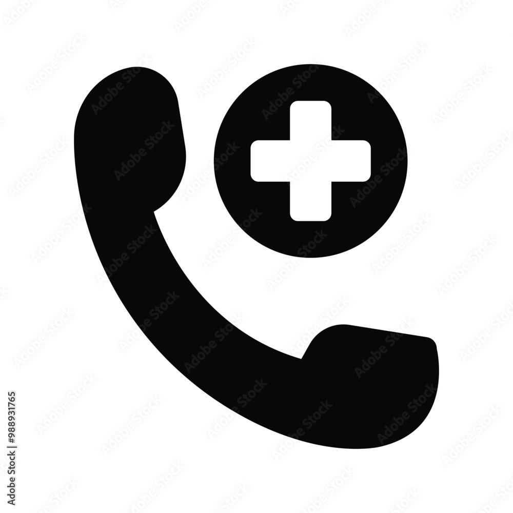 Obraz premium Health call icon