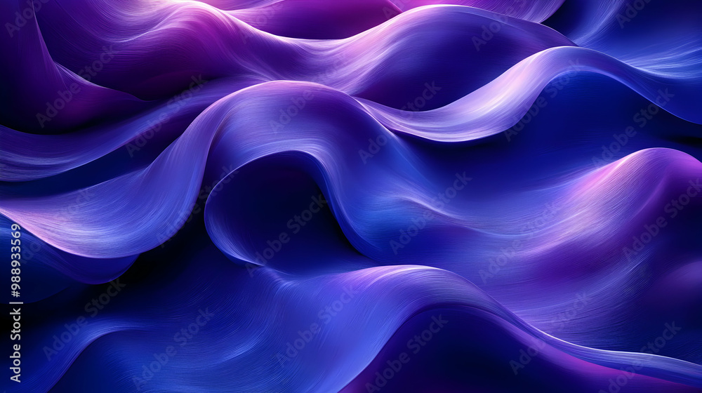 Abstract Purple and Blue Wavy Texture Background Abstract Purple and Blue Wavy Texture Background