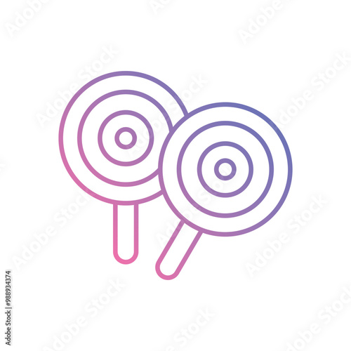 Lollipop vector icon stock illustration