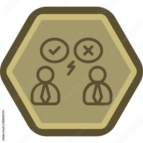 Argument Vector Icon Design
