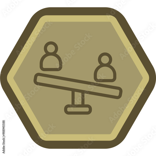 Balance Vector Icon Design