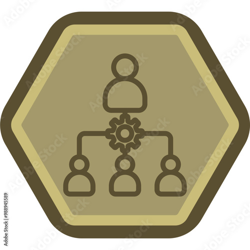 Delegate Vector Icon Design