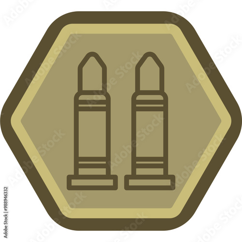Ammo Vector Icon Design