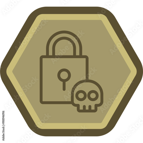 Padlock Vector Icon Design