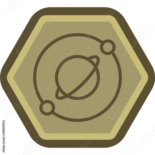 Orbit Vector Icon Design