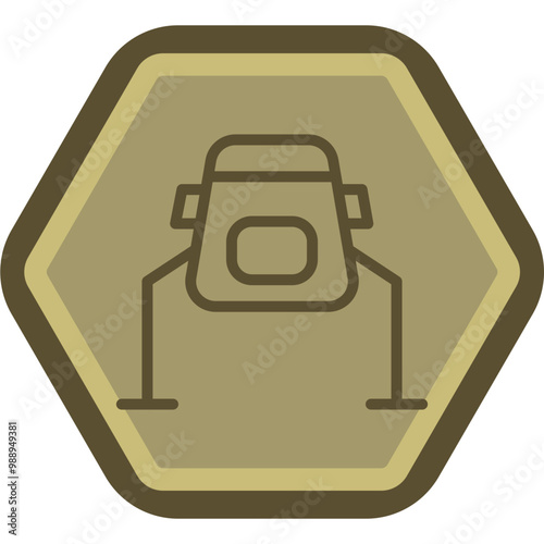 Lander Vector Icon Design