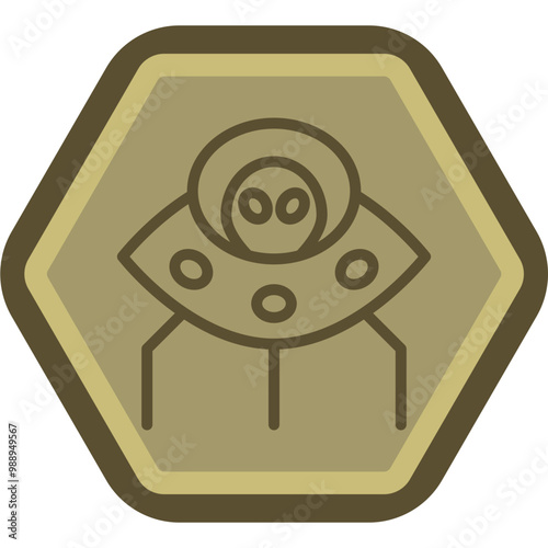 Alien Vector Icon Design
