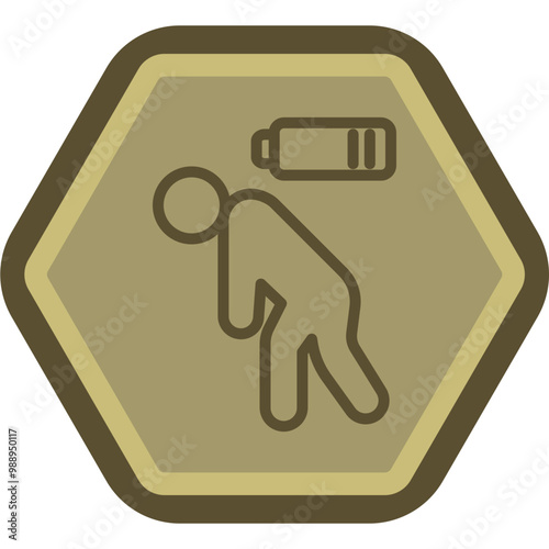 Fatigue Vector Icon Design