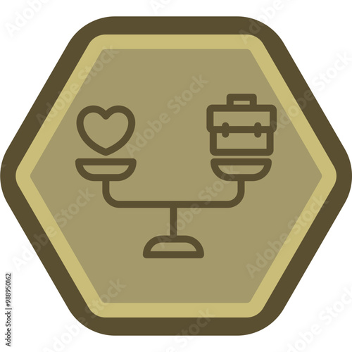 Balance Vector Icon Design