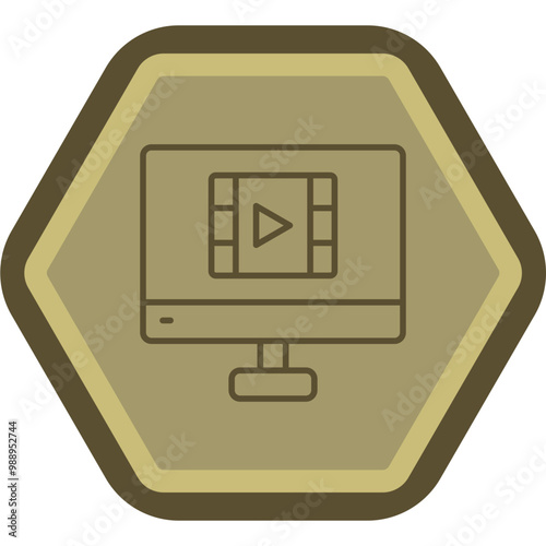 Video Editing Vector Icon Design