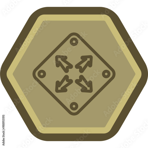 Resize Vector Icon Design