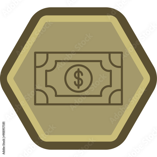 Fotografie Banknote Icon Design
