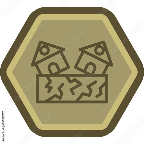 Earthquake Icon Design