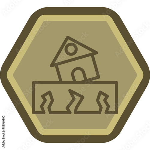 Earthquake Icon Design