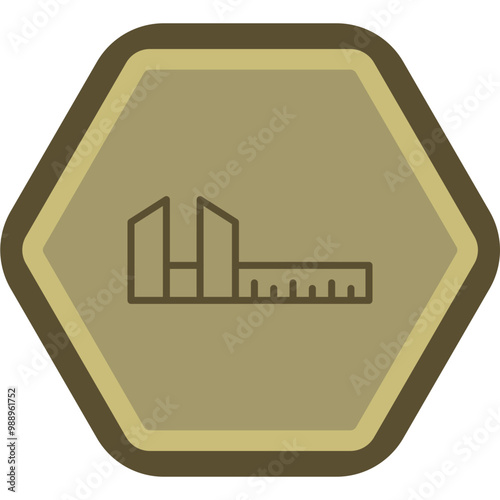 Vernier Caliper Icon Design