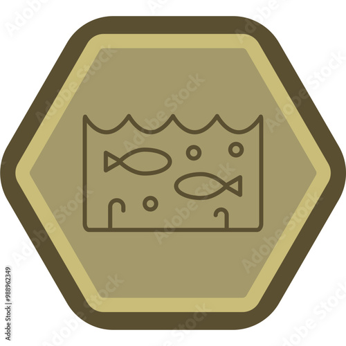 Underwater Vector Icon Design