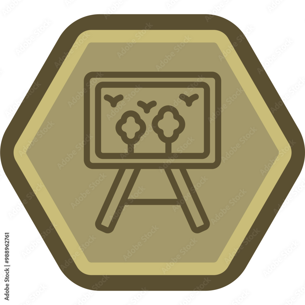 Canvas Vector Icon Design Canvas Vector Icon Design