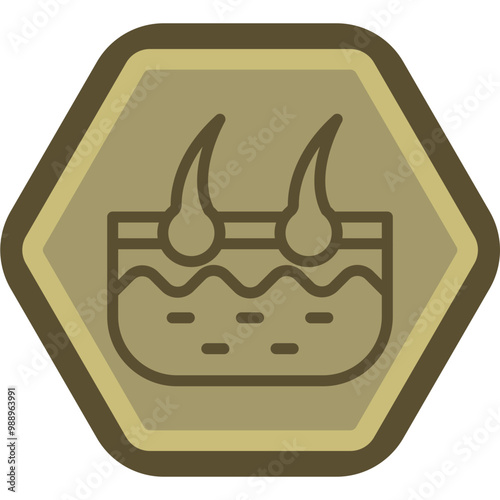 Hairy Vector Icon Design